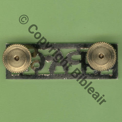 062  2015 BARETTE CENTENAIRE SPA.62  PATCH PRODUCTION (non marque) 2Molettes Dos lisse Src.Y.GENTY 23Eur(x7) 